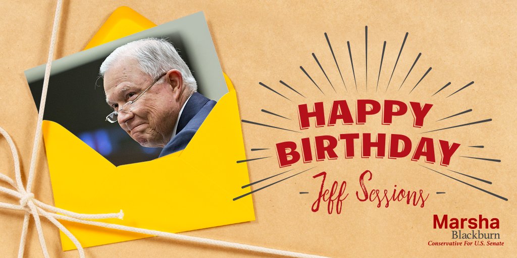 Happy Birthday to Attorney General, Jeff Sessions! 