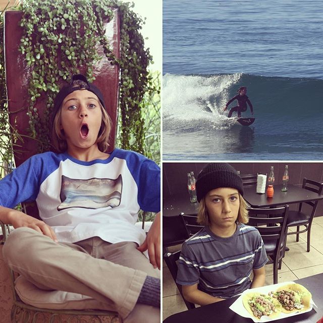 tsherms's tweet photo. @kyle.crazy likes @taqueriaeltrailero tacos, #baja surfing &amp; @tsherms tees all in the same… https://t.co/TudRQy0du5 https://t.co/xmJmB9i5MC