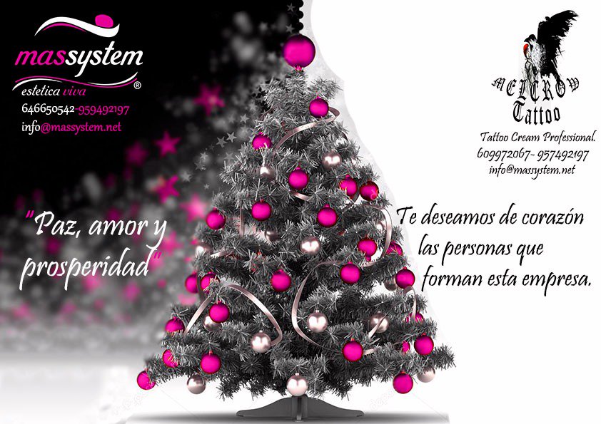 Massystemprof's tweet image. En puertas de la Navidad, para todos nuestros clientes del sector estético y maestros tatuadores...