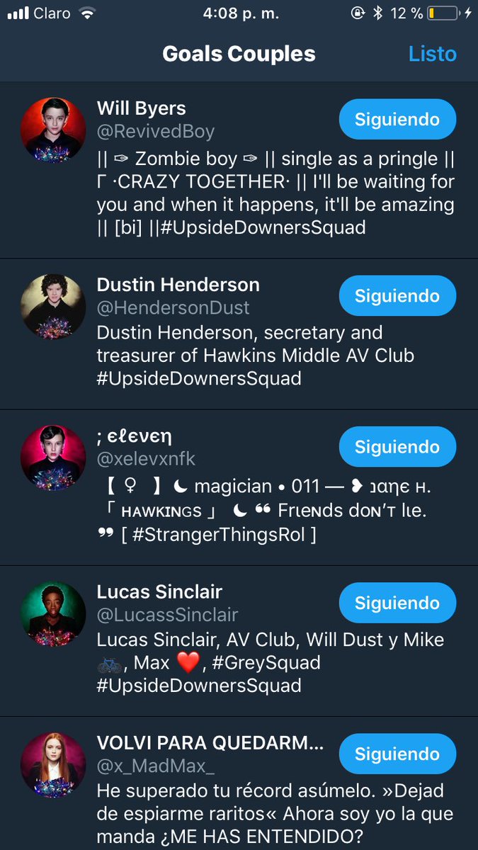 Ahora sí estamos completos 
#UpsideDownersSquad 
#BestFriendsSquad
@LucassSinclair te extrañamos