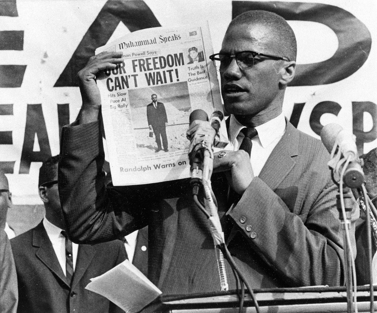 common's tweet photo. "You can’t separate peace from freedom because no one can be at peace unless he has his freedom" Malcolm X https://t.co/Fnl6x8536f