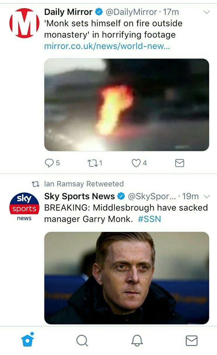 NOT_MOTD's tweet image. Garry Monk hasn’t taken his sacking very well. 😂😂