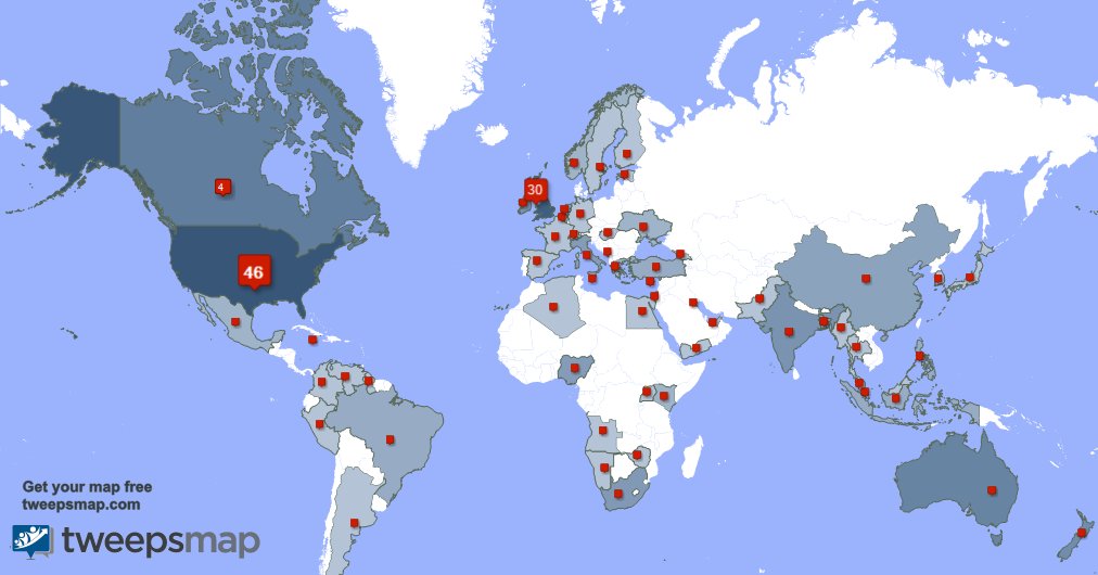 LadyPBooks's tweet image. My followers are in USA(44%), UK.(29%) Get your free map tweepsmap.com/!LadyPBooks