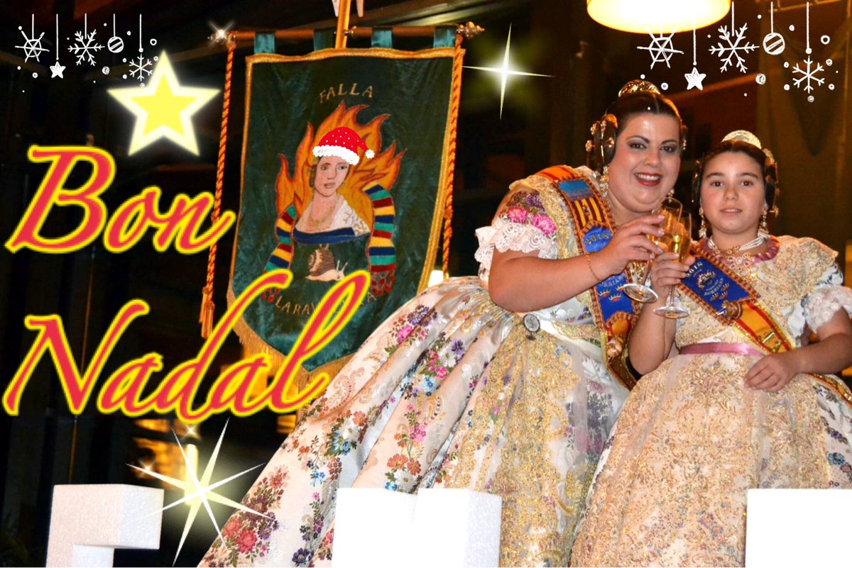 FallaLaRavalera's tweet photo. ⭐️🎄La Falla la Ravalera us dessitjem a tots un Bon Nadal 🎄⭐️ https://t.co/G3u0gb0LrE