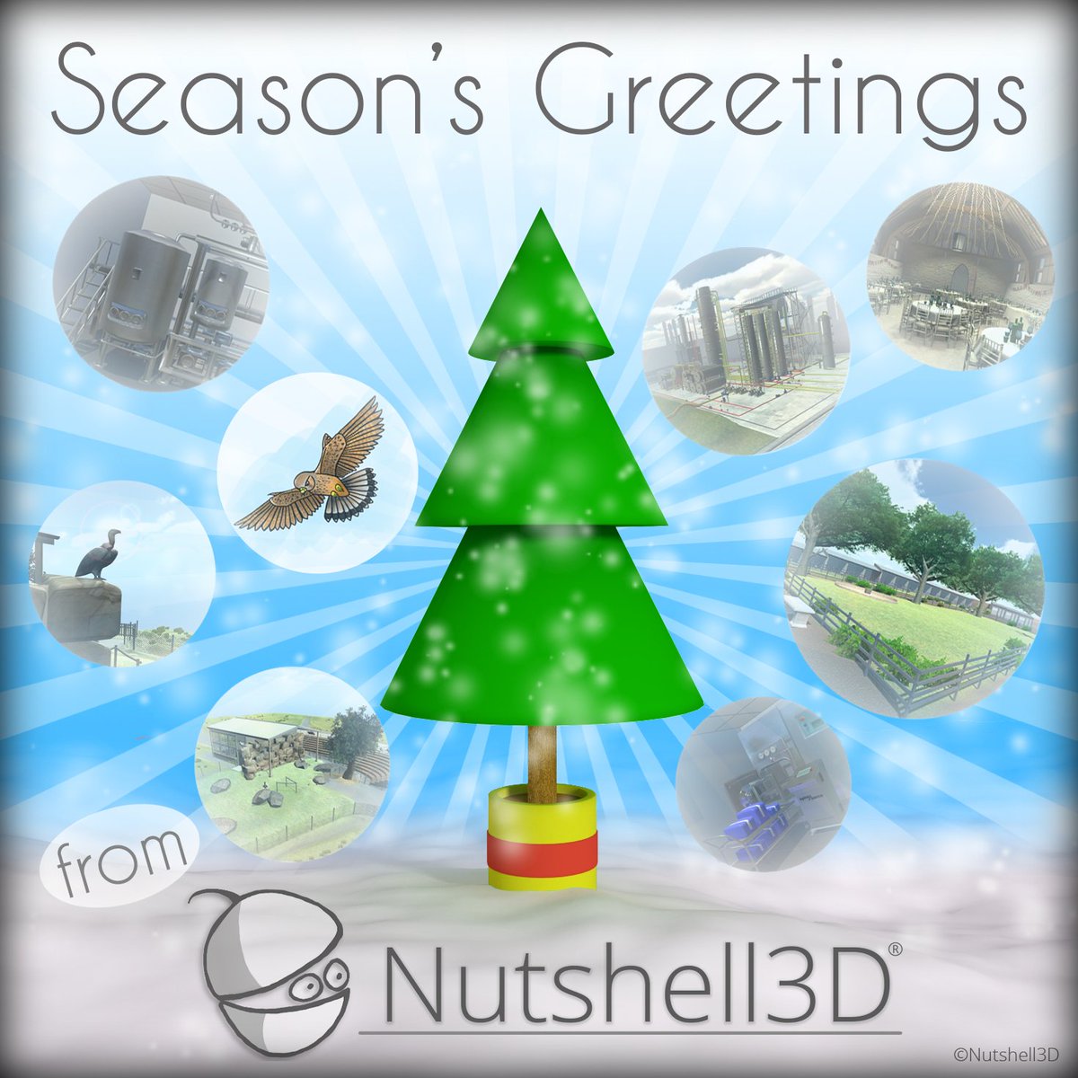 Nutshell3D's tweet image. #HappyChristmas to all our clients and followers - have fun over the holiday period and see you all again in 2018!