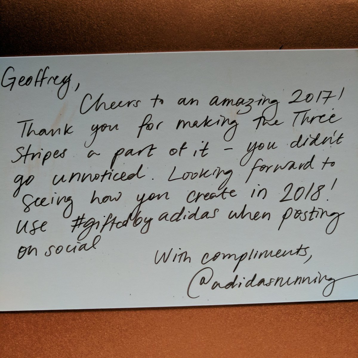 Shoes Gift Note
