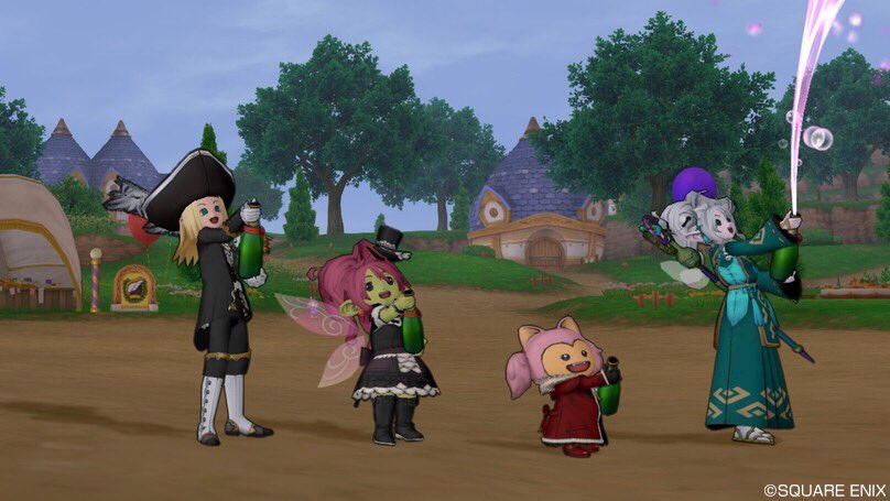 ゆきyuky スライムカーに初めて人を乗せる式しました 3垢プラスフレさん1 チムクエ絡めてプクレットからキラキラ 拾い 100個拾いがあっという間に終わったので 3赤だとチムクエ捗るわ ドワ子の助手席乗る格好かわゆい しかし コントローラー3