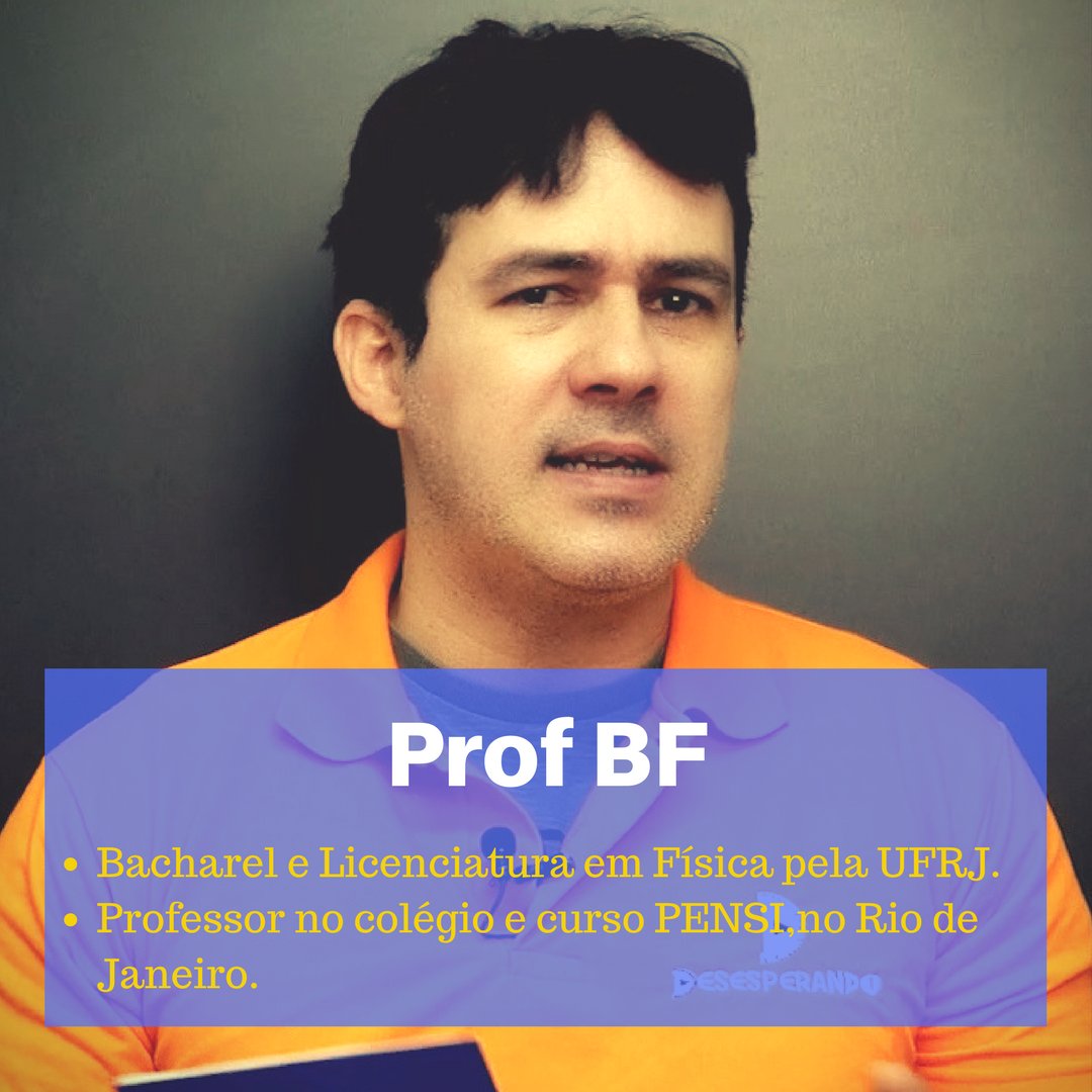 dsesperando's tweet photo. Esse é o BF de Física! Quer aprender com o melhor método? Vem pro Desesperando, aqui vc aprende exercitando! #estudar #passardeano #Desesperado #videoaulas #enem https://t.co/nXjqbkbcJA