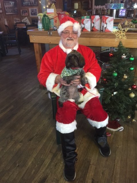 DadzBar's tweet image. Dadz dog party with Santa was a great time!