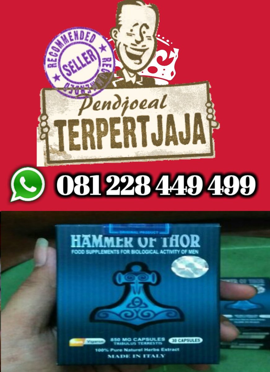 ViagraJual's tweet photo. #Jombang #ElClasico #bokepjepang #bokepindo  -OBAT KUAT DANPEMBESAR.PENIS -1.HAMMER OF THOR ASLI 3×lbih efektif  ------------------------------------------------------3.VIAGRA USA ORIGINAL kuat --HUB/WA:081 228 449 499/smsPEMESANAN VIA PAKET JNE-POS-TIKI RESMI INDONESIA https://t.co/qcnEZSDeRe
