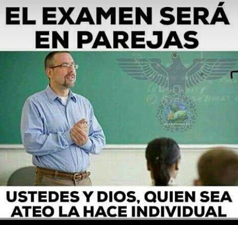 Éste es un buen profesor wuuuaajajajajaja