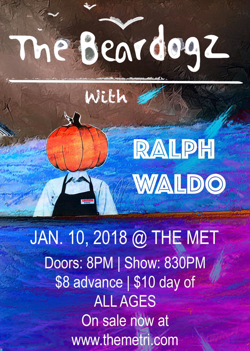 thebeardogz's tweet photo. Come see us on Jan 10 @themetri! Tickets here: https://t.co/E1ctEuJBVJ https://t.co/YtAgYP404S