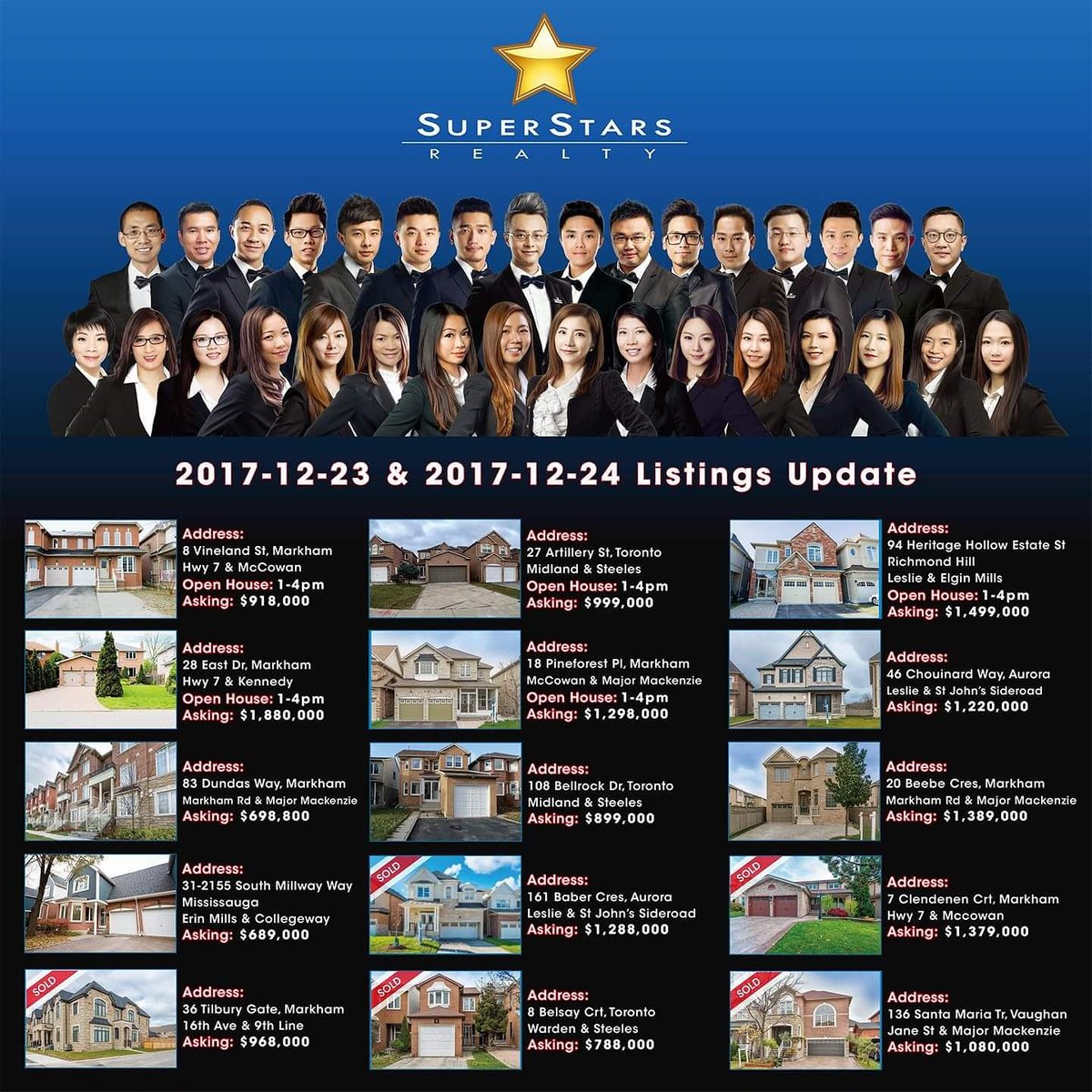 FreejadeLi's tweet photo. Snowing day, Xmas Eve, holiday seasons, NOTHING will stop #SuperstarsTeam from doing open houses and selling listings!

https://t.co/56pXTbMbha

@superstarsrlty #openhousetoronto #SuperstarsRealty https://t.co/pVcCK8jREl https://t.co/FxCmOJq9Yj https://t.co/O0dbvC30lT