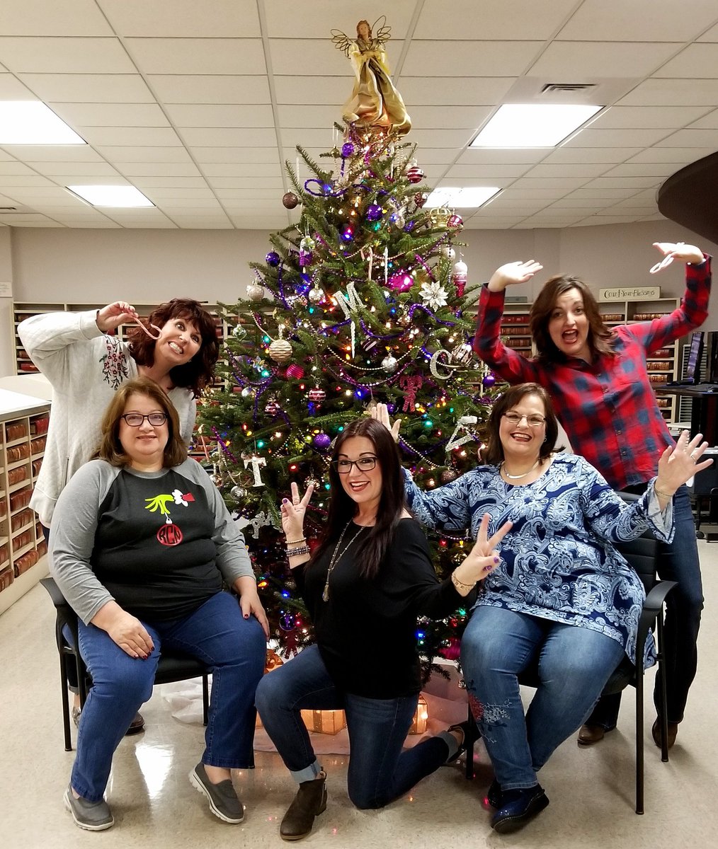 MMSmithey's tweet photo. Merry Christmas from Wilkes County Register of Deeds office! #wcrod #rodchics #ihavethebeststaff #wearefamily #putyoursillyfaceon  #christmasmakesmehappy https://t.co/hq85l46zzR