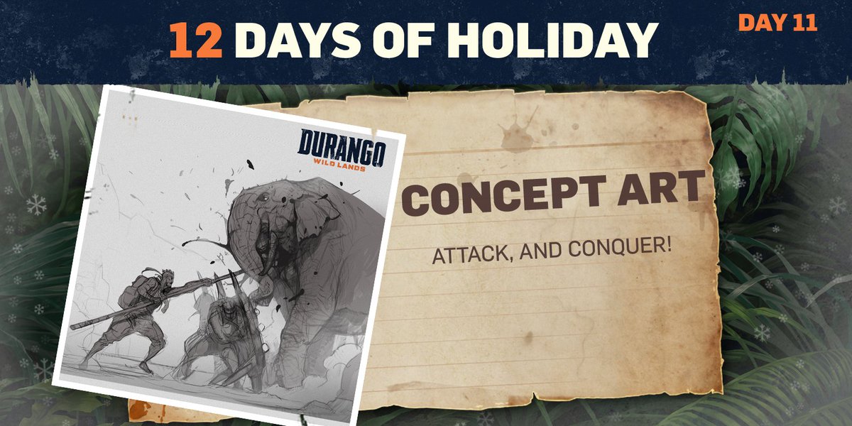 What we had envision battles to look like in Durango: Wild Lands. #12DaysofHoliday #Day11