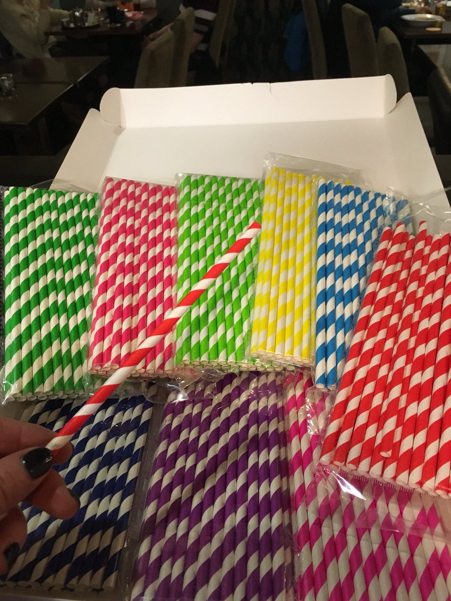Look what arrived today - #PaperStraws to replace plastic straws following all the recent publicity from our friends in #Ullapool  #NaeStrawsAtAw #doingourbitfortheenvironment #SaveThePlanet