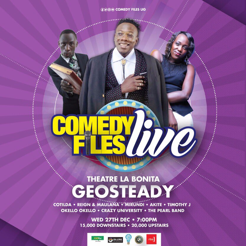 c360gurus's tweet photo. Client: @ComedyFilesUg
Campaign: #comedyfileslive
Category: poster design
Country: Uganda https://t.co/KPDhD49GUp