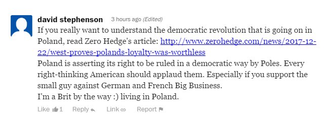 jan_czapski's tweet photo. #AnneApplebaum znów opluwa Polskę w @washingtonpost ale są ludzie, którzy w komentarzach prostują jej kłamstwa. Dziwię się jednak tej gazecie, że publikuje kłamliwe wypociny żony Zdradka...   #davidstephenson   https://t.co/JJwG5BmHFX https://t.co/m2dLnYpVEA