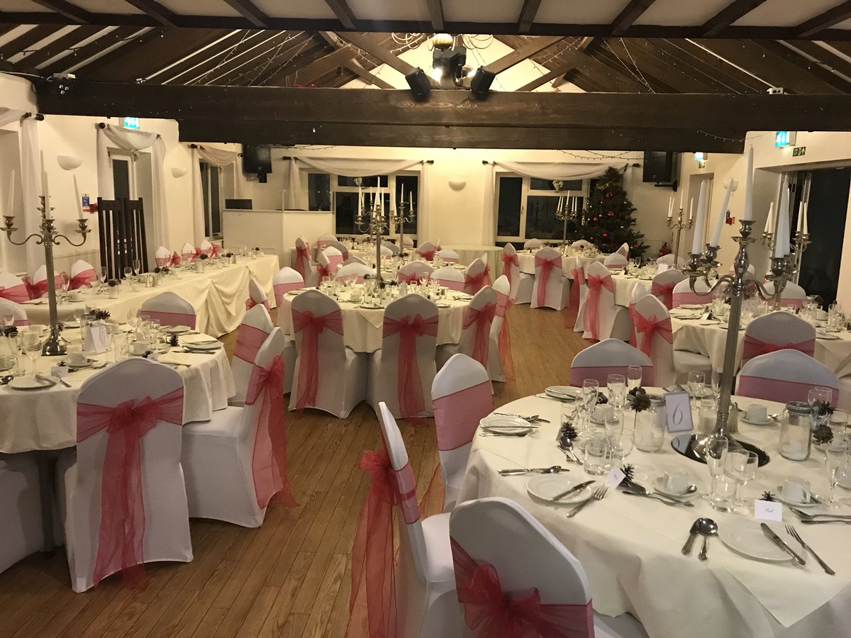 sw_simply's tweet photo. The final of this years weddings at @HornsburyMill ❣️ our gorgeous red sashes, chair covers and cast iron post box finished the look for Mr and Mrs Helliers big day! #Congratulations #SomersetWedding #Somerset #Chard #wedding #Awardwinning https://t.co/nId9QetkUA