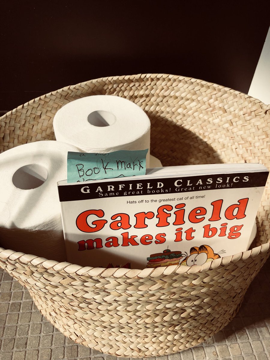 Never thought of this particular Garfield tome as a must-bookmark kind of read, but my daughter teaches me new things every day.