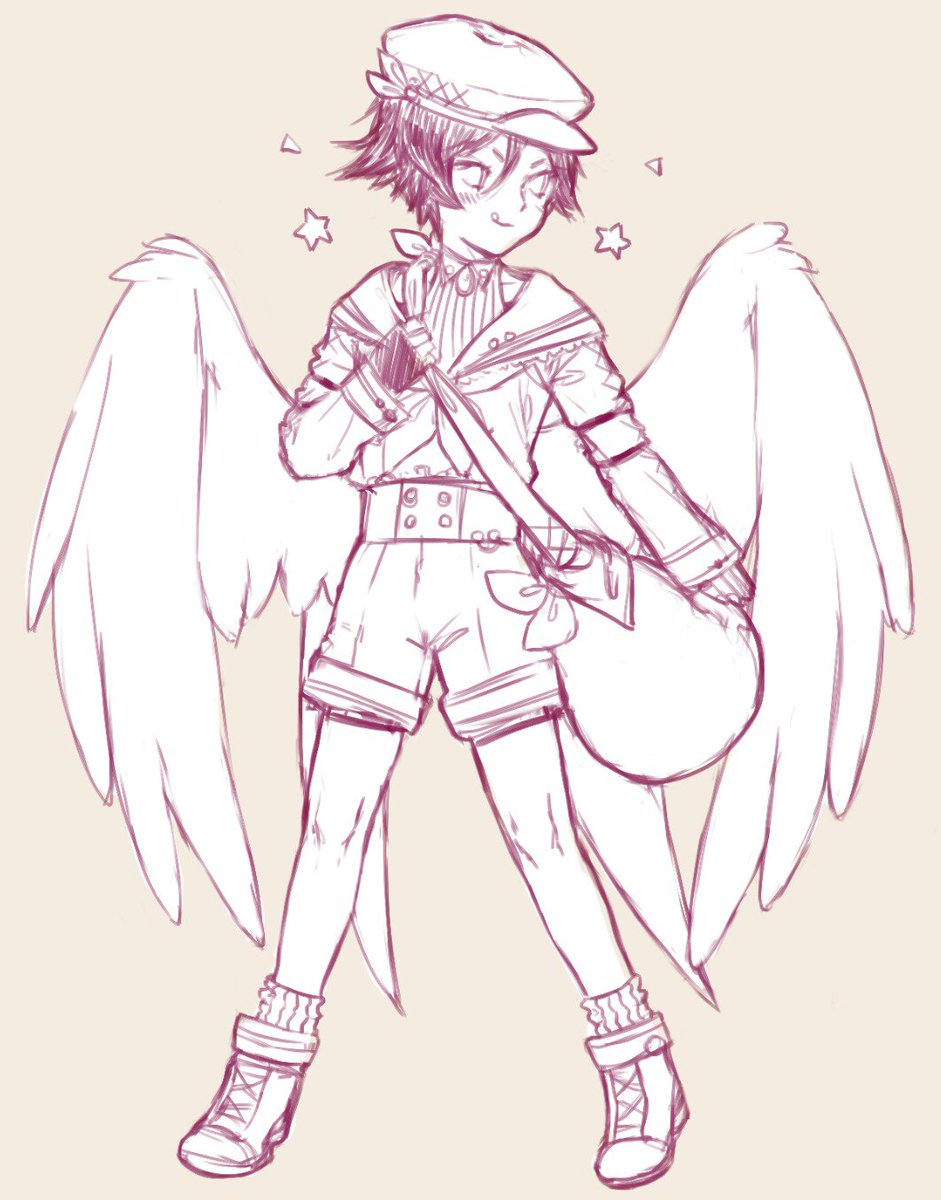 hamiyyun's tweet photo. Draft of new OC! https://t.co/nc7u11nP2K
