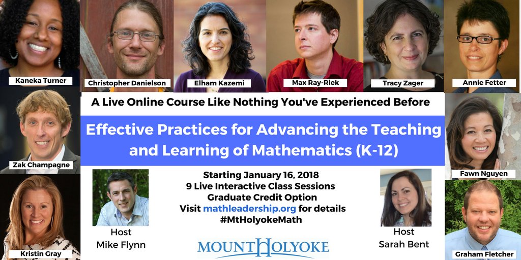 fawnpnguyen's tweet image. I get to be part of this line-up of awesome humans who really care about children's learning of mathematics. Maybe you should sign up! #MtHolyokeMath  #EffectivePractices mathleadership.org/general/effect…