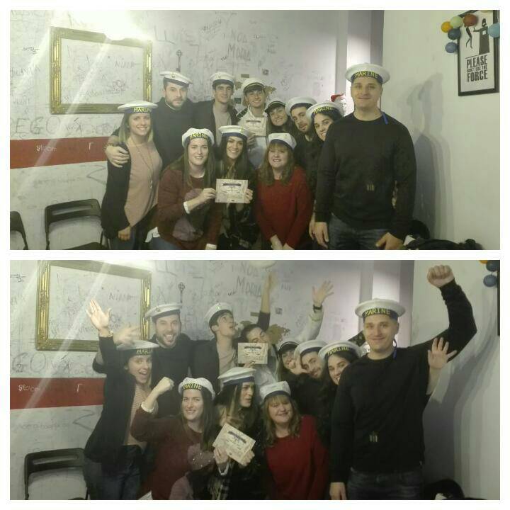 RoomRiddlesBCN's tweet photo. Felicidades capitanes! Excelente escape!! Los esperamos pronto https://t.co/omHZ7Ai2ge