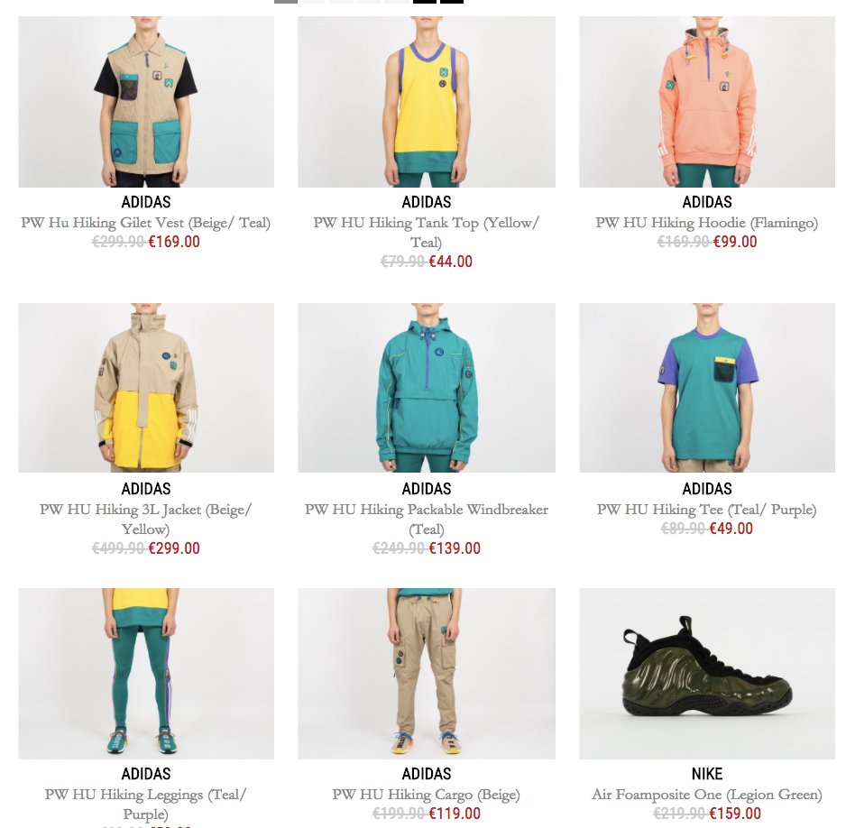 Pharrell x adidas Hu Hiking Apparel 