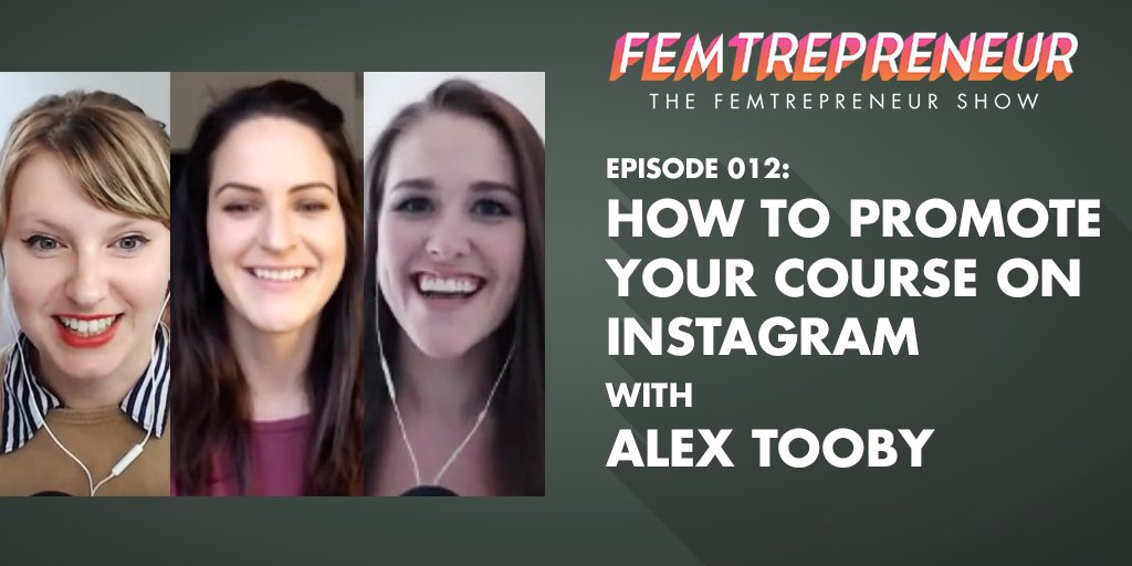 The secret to making money on Instagram is in this episode of #thefemshow with Alex Tooby! thefemshow.com/12