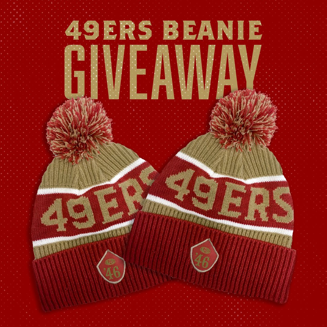 San Francisco 49ers on X: 'p.s. everyone is getting a beanie! #Christmas  coming early. 