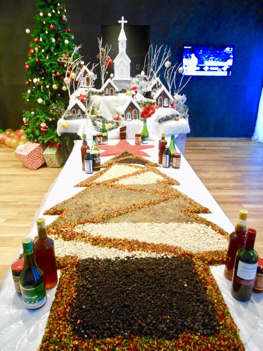 OceanedgeSuites's tweet photo. The best Christmas cakes are made by teams! The staff of OE mixing up ingredients for their Christmas cake #oceanedgesuiteshotel #srilanka https://t.co/D6WVqPVTxc