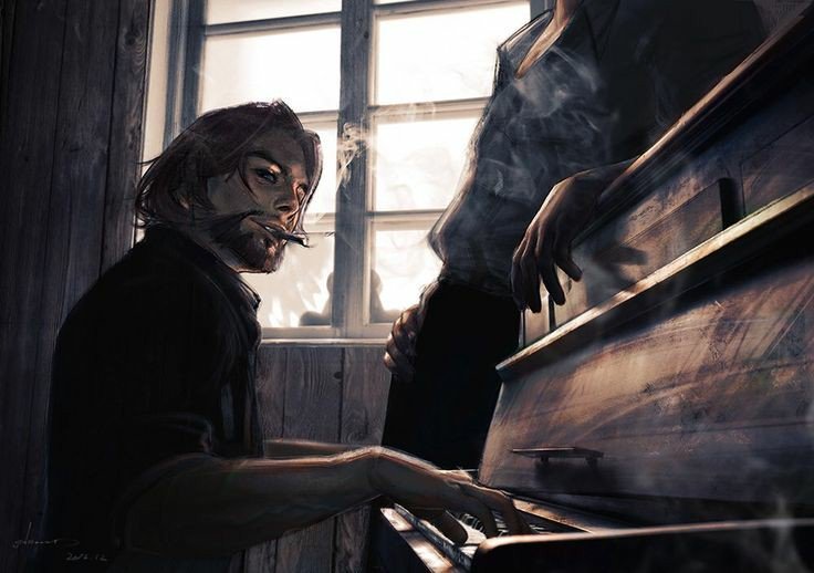 RedDeadSlinger's tweet image. Long silenced...followed by a smile with a wink. 

❛What shall I play next?❜