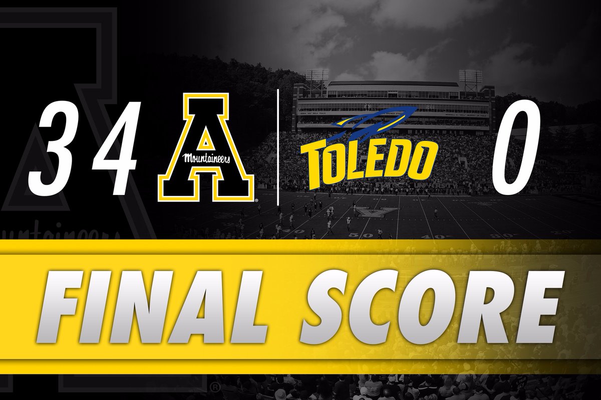 App State holds Toledo to 146 yards (the lowest App defensive total since 2014 vs. Ga. State), Toledo is shut out for the first time since 2009, Jalin Moore has three TDs, and the Mountaineers are the first team to go 3-for-3 in bowl wins after the transition!