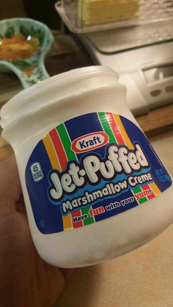KristinPearcy1's tweet photo. It's no wonder I look like Stay Puft,
I can't stay out of the Jet-Puffed 😂😉 #makingfudge https://t.co/kJoQWXPqOw