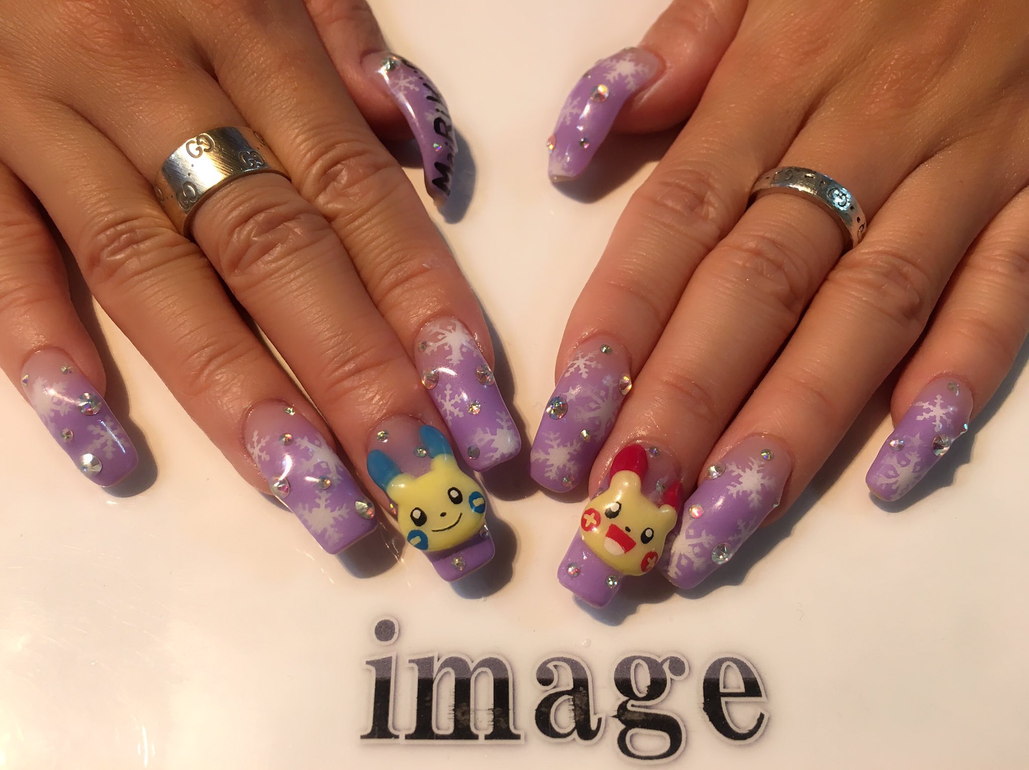 マイリキー No Twitter New ネイル マイナンとプラスル W きゃー かわいすぎるよー 指名してるネイリストさん ネイル中ゴプラぽちぽちも してくれてありがとう ʾʾ ポケモンネイル オリジナルネイル ポケモンgo