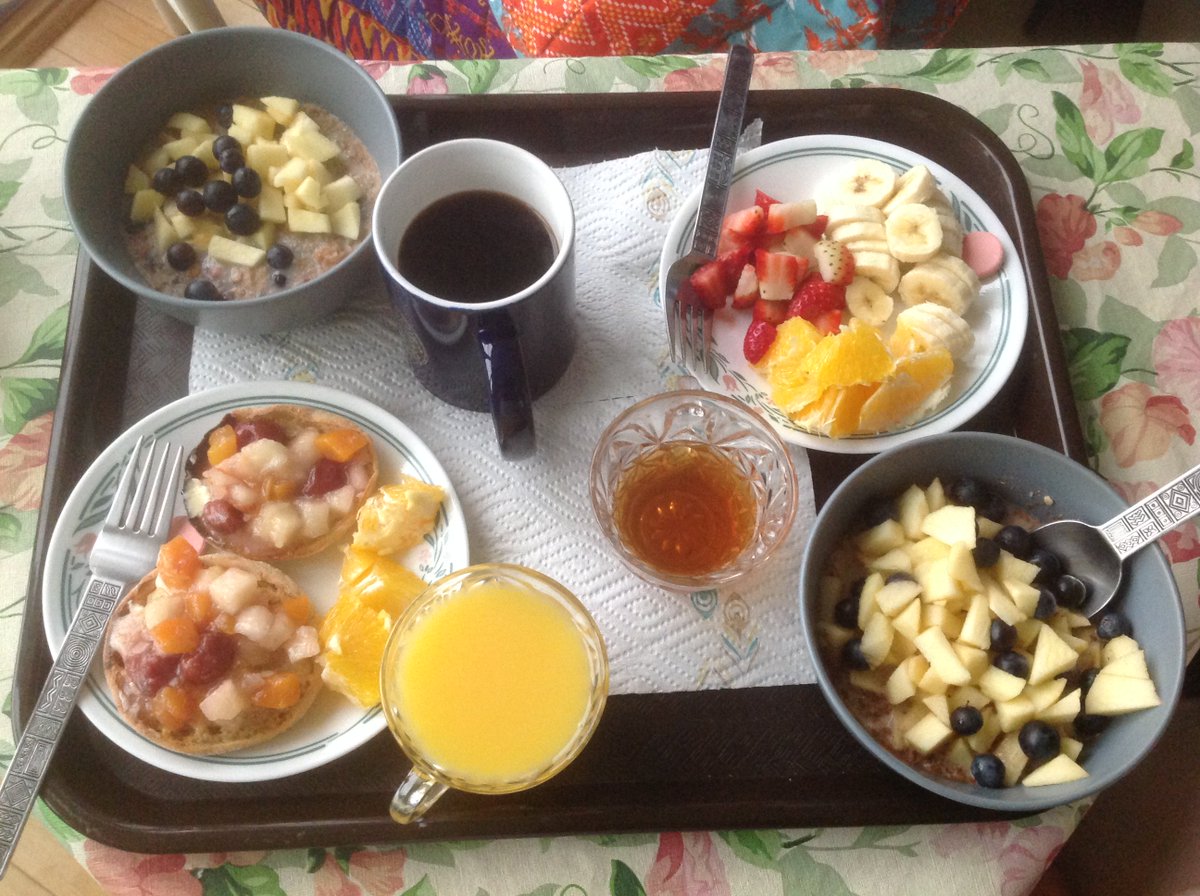 etworld's tweet photo. People wonder how Alex and I are always cheerful despite overcoming many life events. I think it is because we always enjoy delicious breakfasts everyday. https://t.co/ac3khp2BlA