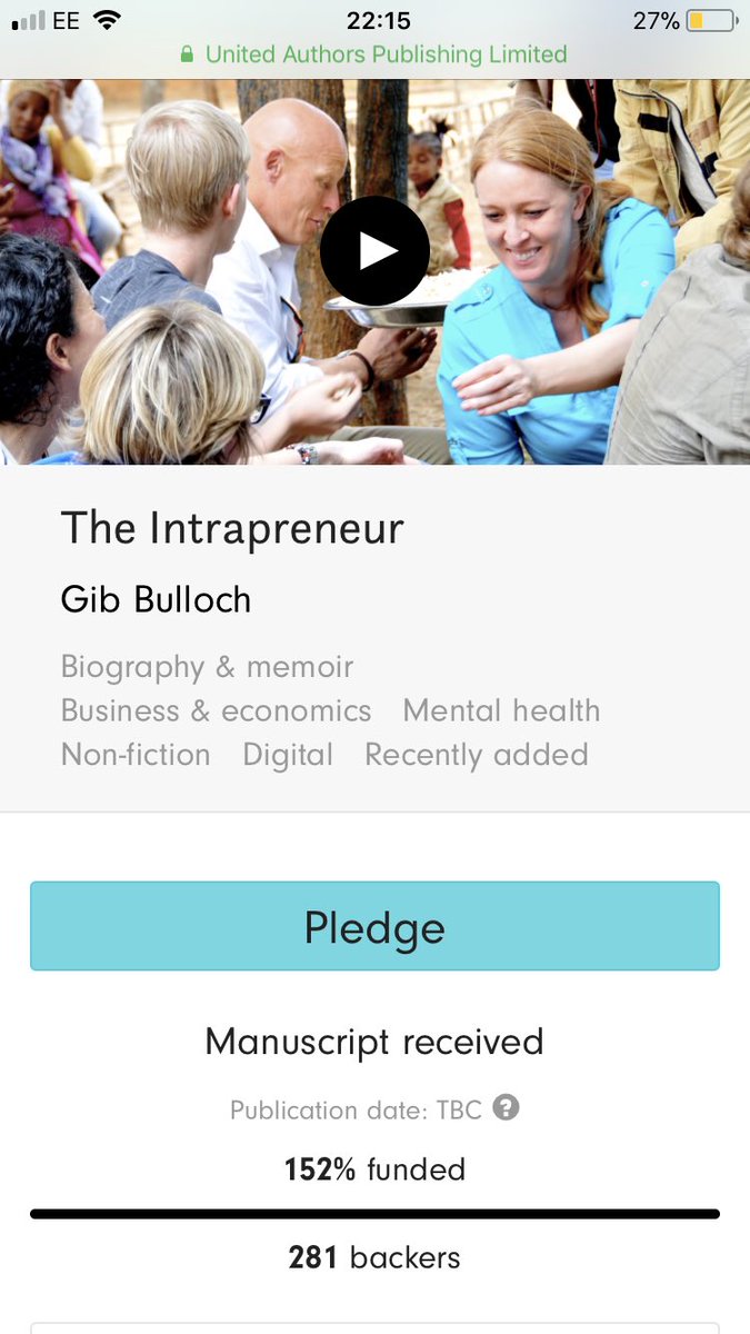 Delighted to have just broken through the 150% funding threshold on new book The Intrapreneur - thank you! Can we get to 300+ supporters?
 unbound.com/books/the-intr…