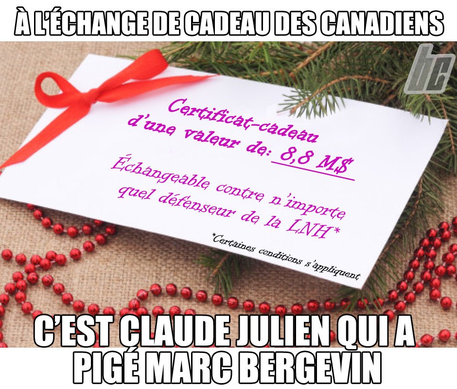 kevenbreton's tweet photo. Un cadeau de nous à nous. #HabsBC https://t.co/uj3UJJGzwJ