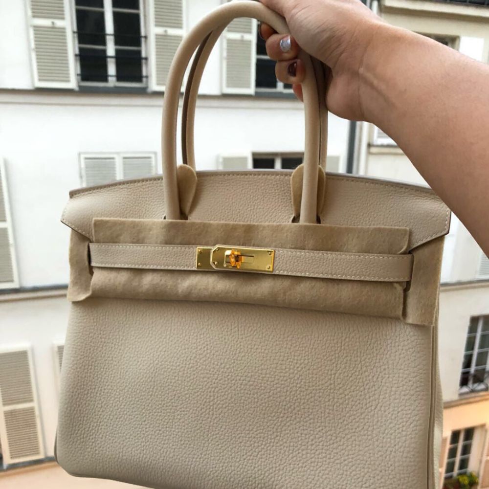 Hermes Birkin 30 Craie GHW