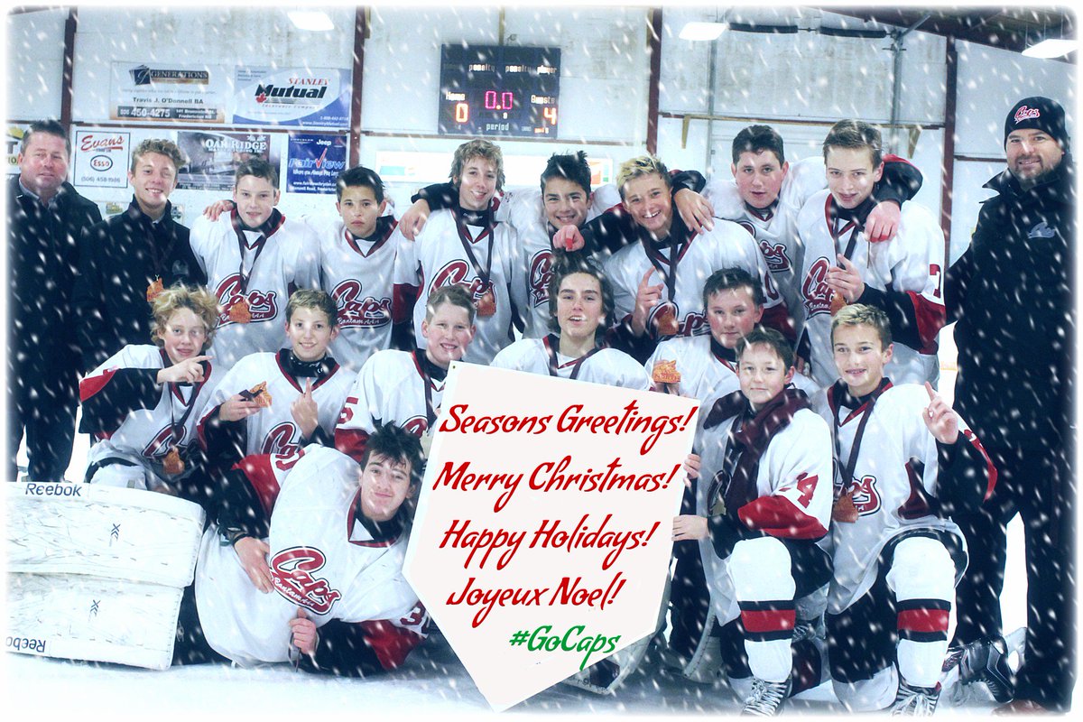 freddyu15caps's tweet photo. The Mr. Automotives Bantam AAA Caps wish you the very best of the holiday season!  #GoCaps #Every1Drives https://t.co/0n7zKlp2Rc