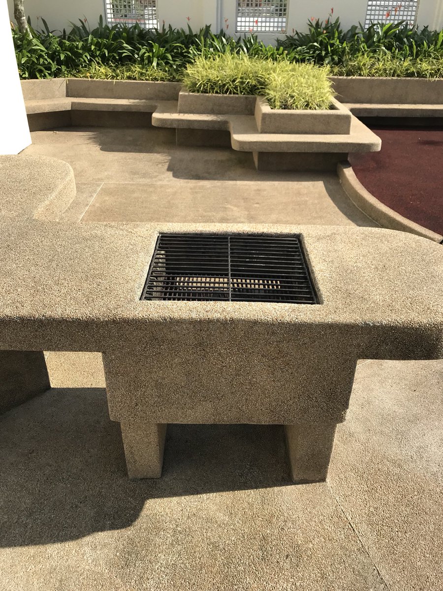 Code7red's tweet image. BBQ pit is ready for party tonite