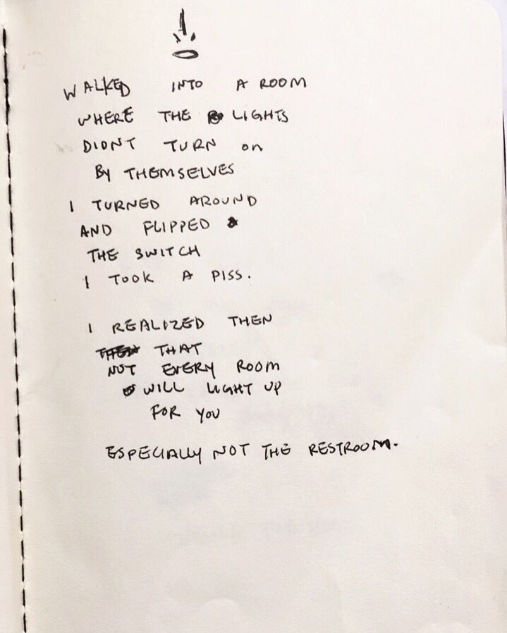 FKNArchangel's tweet photo. Not every room lights up for you
But you can flip the switch 
And take a piss anyways  
(Stay humble) https://t.co/ehpvMCPmQN