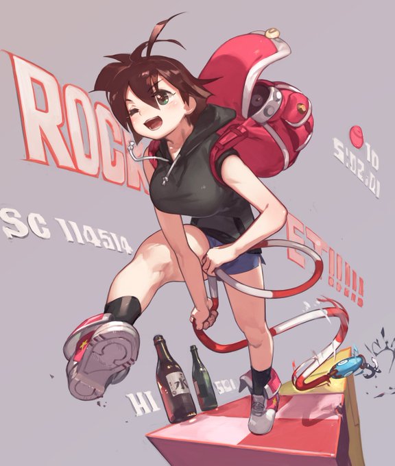 川背さんロケット!
ああ～新作楽しみなんじゃぁ～!
トランポリン? えっ、それは…(E:超ニガテ)
#海腹川背 