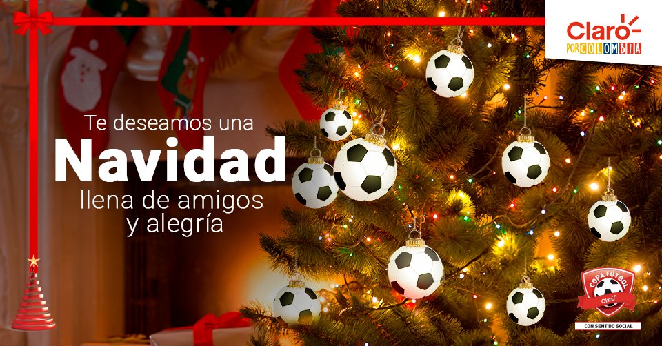 Disfrutemos este día especial con nuestros familiares y amigos dando gracias por todos los goles y alegría. 
¡Feliz Navidad 🎅 a todos nuestros ⚽️ futboleros!