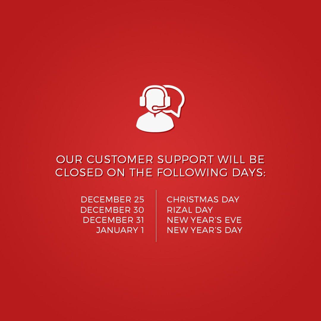 TappPhilippines's tweet photo. Please take note of our holiday schedule. 🎄 https://t.co/B2FSqshl4d