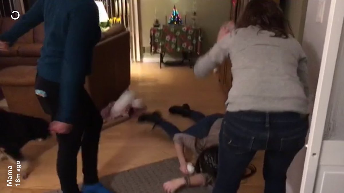 My grandpa brought us “indoor snowballs” and it went approximately how you think me and throwing/dodging things would go