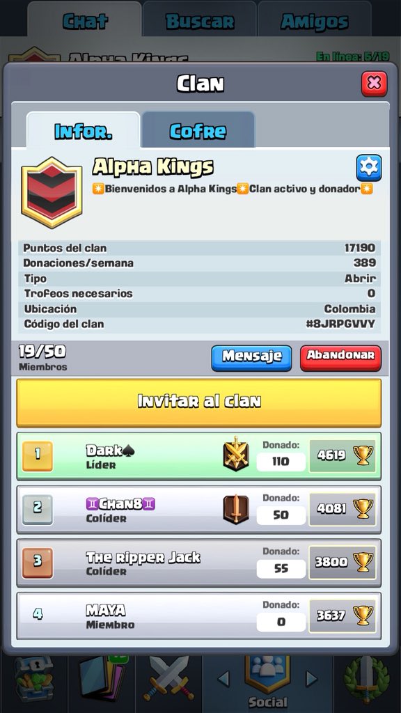 Empezamos este gran proyecto de clan y se agradecería difusión parceros🇨🇴. <a href="/x_mario_bross_x/">Mario</a> <a href="/Kodigo_GG/">CODE: Kodigo</a> @JuanH_YT <a href="/ACM_TeamCR/">ACM Team</a> <a href="/Luas01CR/">Luas</a> @KMX_FOX @kamiloklkcr @GuzzyGame