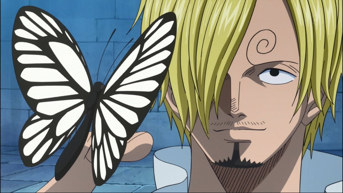 まな サンジ奪還編が黒い蝶によって引き立てられていく演出もまたグッとくるなあ Onepiece