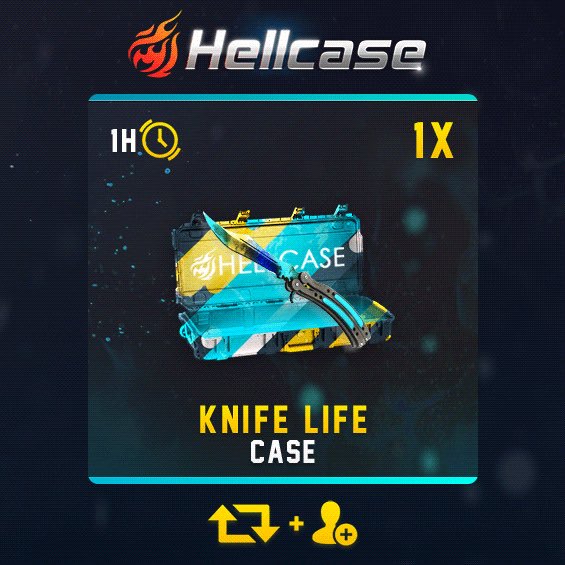 hellcase's tweet photo. ❄️ Knife Life Case #Giveaway:

⛄️ JOIN CHRISTMAS GIVEAWAY: https://t.co/5QeN4pc1Rp  
⛄️ Like + RT + Follow us
⛄️ Paste your profile URL

🏆Winner in 1 hour! https://t.co/91EXTLZxod