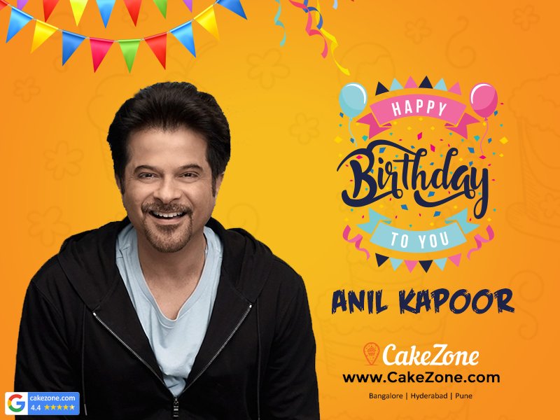 CakeZone wishes Anil kapoor 
Happy Birthday ......  